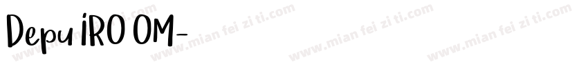 Depu IRO OM字体转换